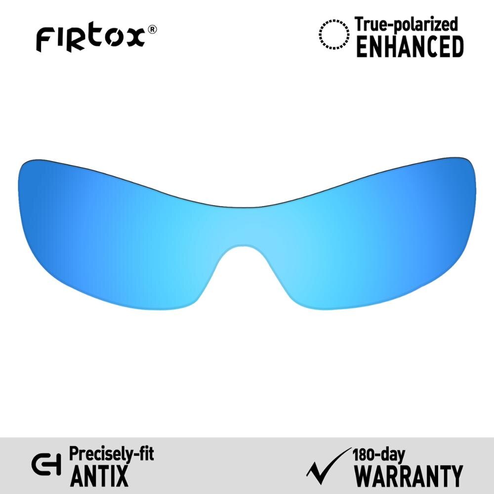 Firtox True UV400 Polarized Lenses Replacement for-Oakley Antix Sunglasses (Compatiable Lens Only) - Multiple Colors: Blue-Polarized