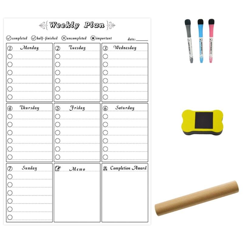 A3 Magnetic Weekly Planner Whiteboard Fridge Magne Grandado A3 Magnetic Weekly Planner Whiteboard Fridge Magne Grandado