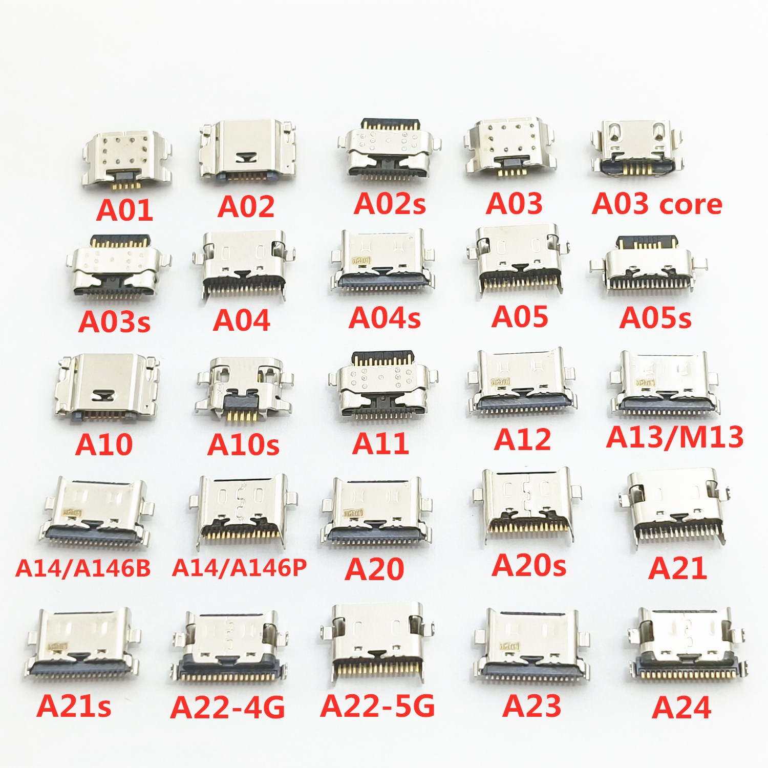 Micro USB Lader Poort Opladen Dock Connector Voor A01 A02 A02s A03s A03 core A04 A05 A05s A10 A10s A11 A12 A20 A21s A20s A21