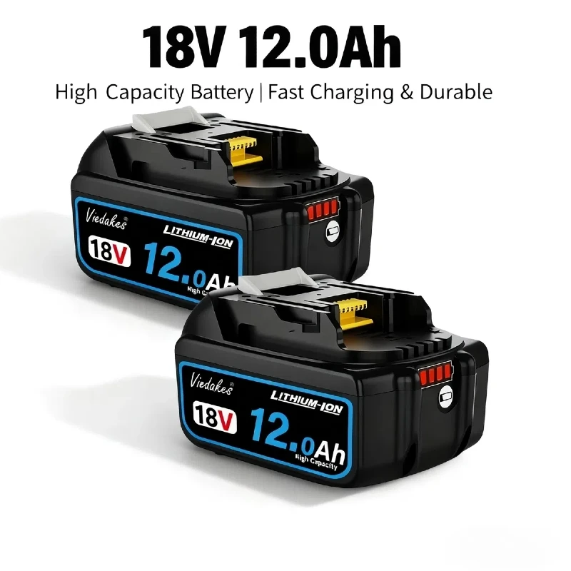 Originele 18V 12.0Ah 10.0Ah Oplaadbare Batterij, voor Makita 18V Batterij Tool BL1830B BL1840 BL1860B BL1850 BL1850 BL1860 ☑
