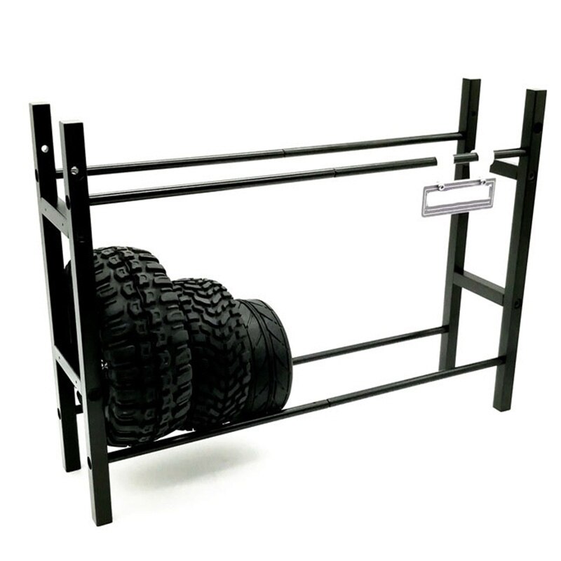 Scaffale per pneumatici 1/10 RC Crawler Model Car Wheel Storage Rack