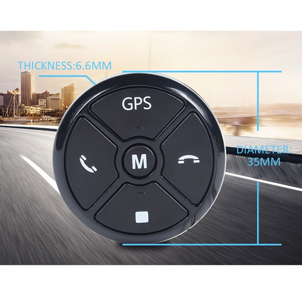 Car Steering Wheel Universal DVD Wireless Smart Button Key Remote Control