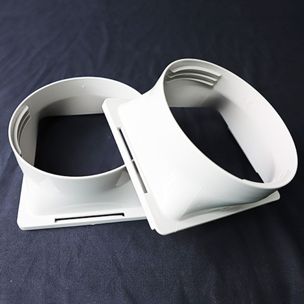 15cm Dia. Square Air Conditioner Exhaust Duct Interface Pipe Tube Connector Adapter Pipe Connector For Air Conditioner