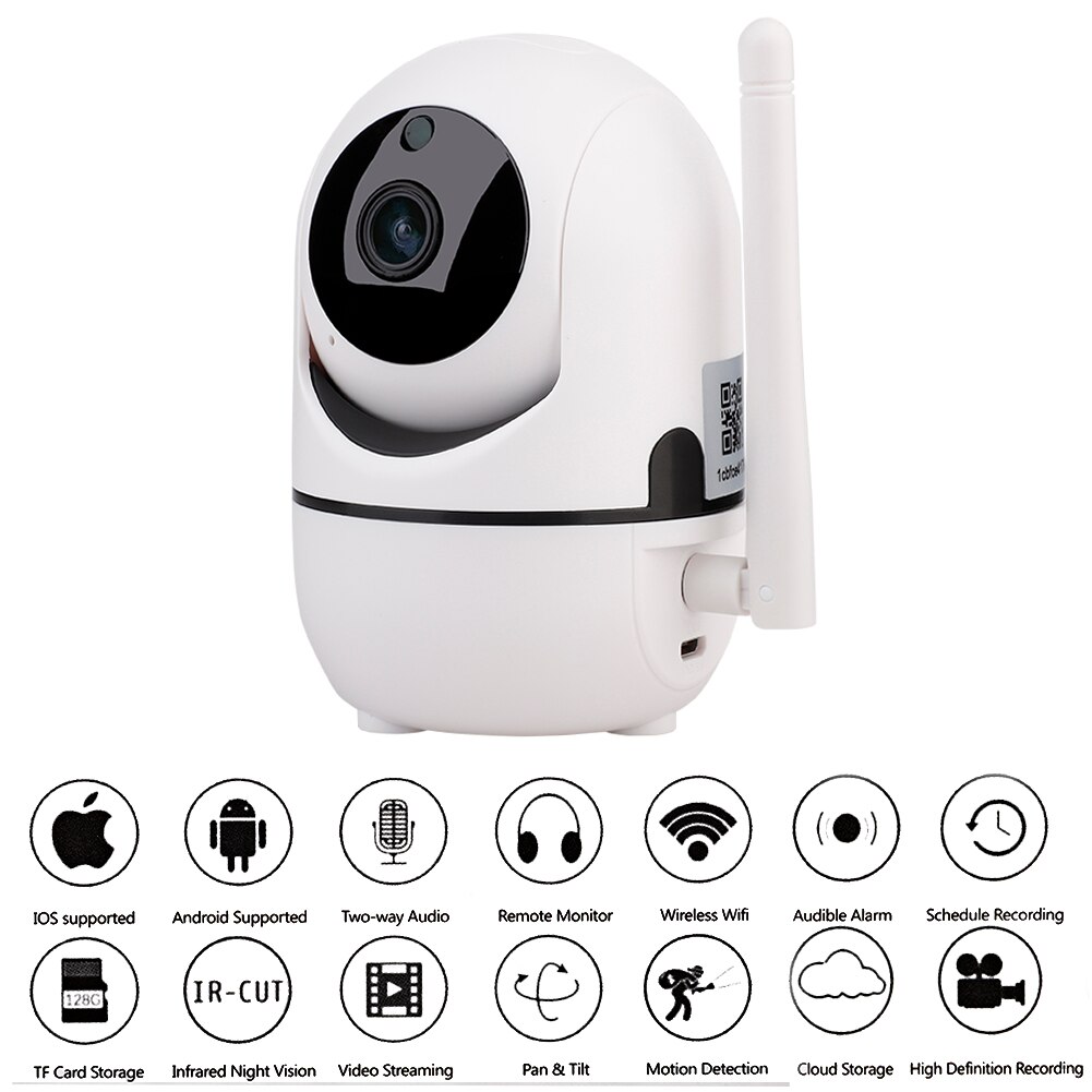 1080p sky ip kamera trådløs baby monitor hjemme sikkerhed overvågning kamera auto tracking netværk wifi kamera cctv kamera