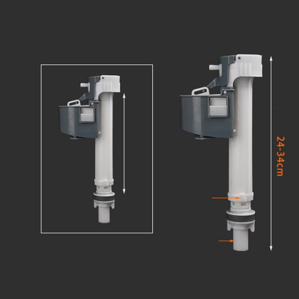 Toilet Cistern 1/2" Adjustable Bottom Entry Valve Flush In Inlet Valve
