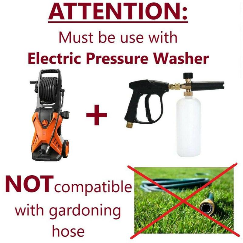 Auto Wassen Schuim Gun Sproeier Wasmachine Foamer Lance Auto Water Zeep Shampoo Sproeier Foam Pomp Auto Wassen Schuim Pomp