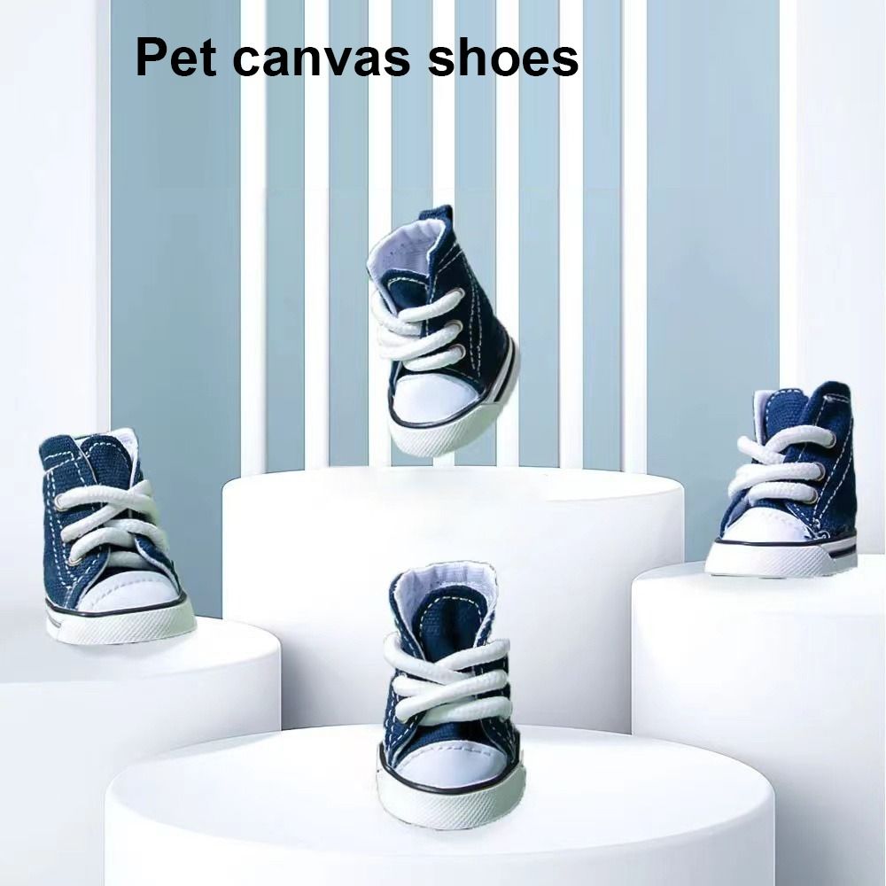 4 Stks/set Schoenen Voor Huisdieren Waterdicht Met Verstelbaar Trekkoord Puppy Honden Laarzen Schattige Ademende Huisdierbenodigdheden Huisdieren