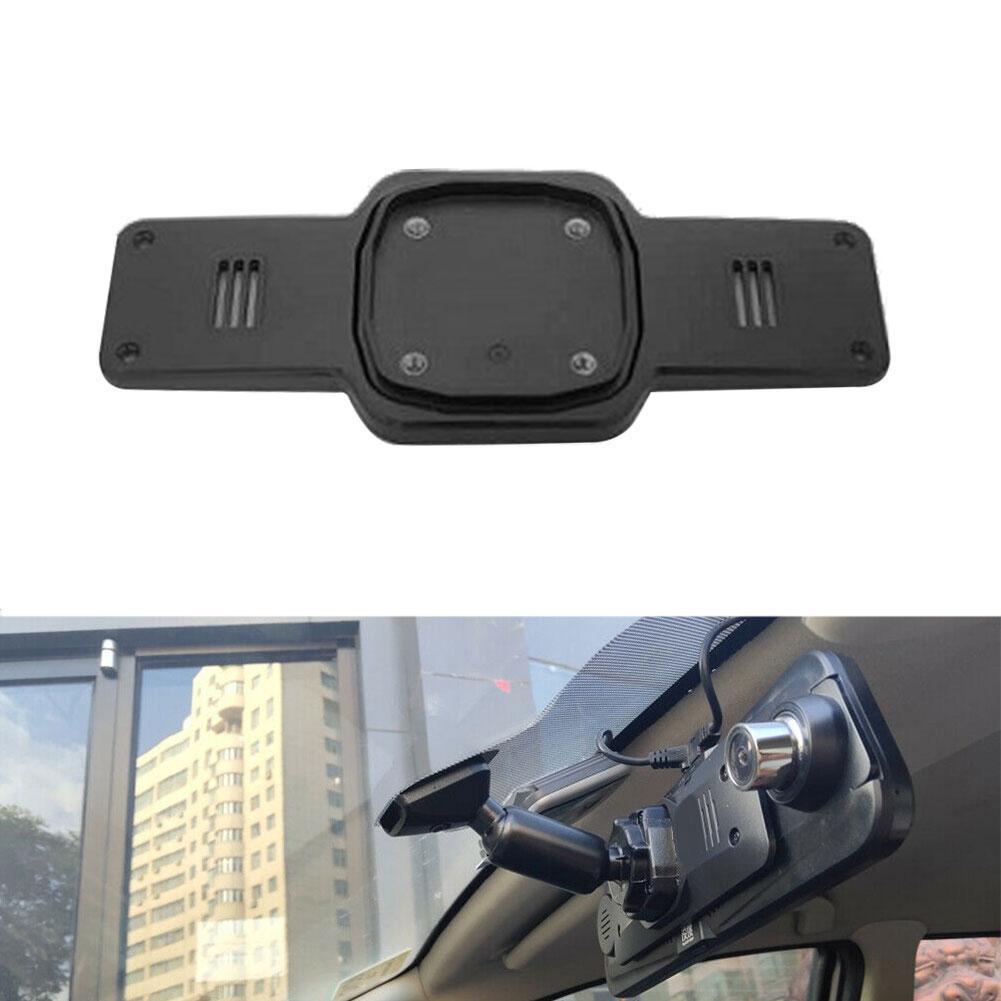 Car Interior Rear View Mirror Back Plate Panel+Bracket Car DVR Instead Of Strap,Car Rearview Mirror Mounting Bracket