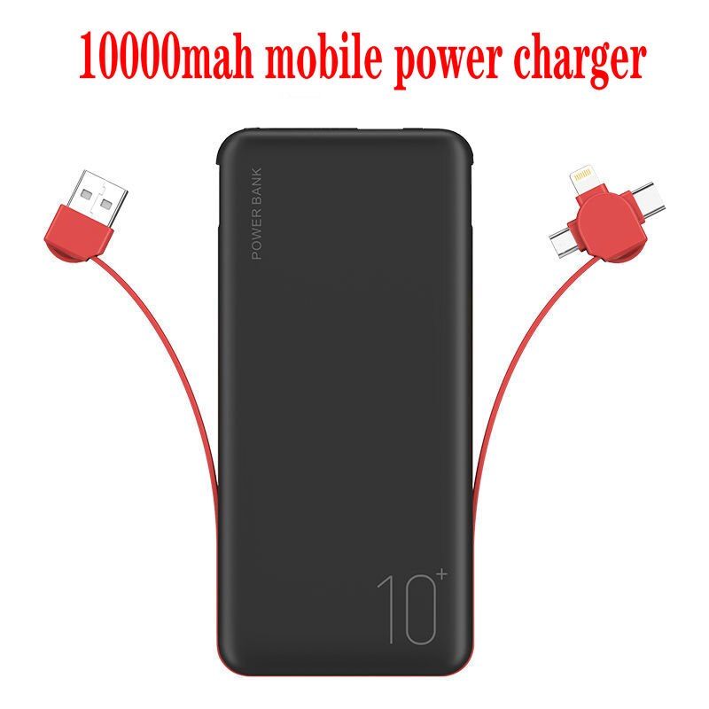 Chargeur mobile à grande capacité, 10000mah, charge rapide, mini paquet général: 1pc-A-h