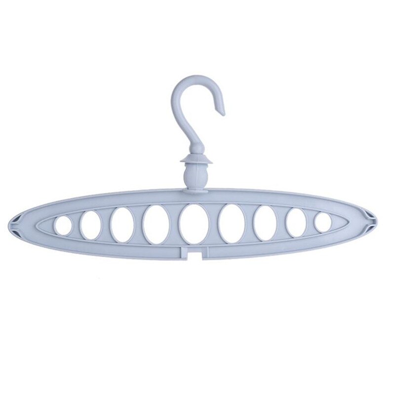 Multifunction Clothes Hanger Clothes Drying Rack Plastic Clothes Hangers Home Storage Hangers: Blue