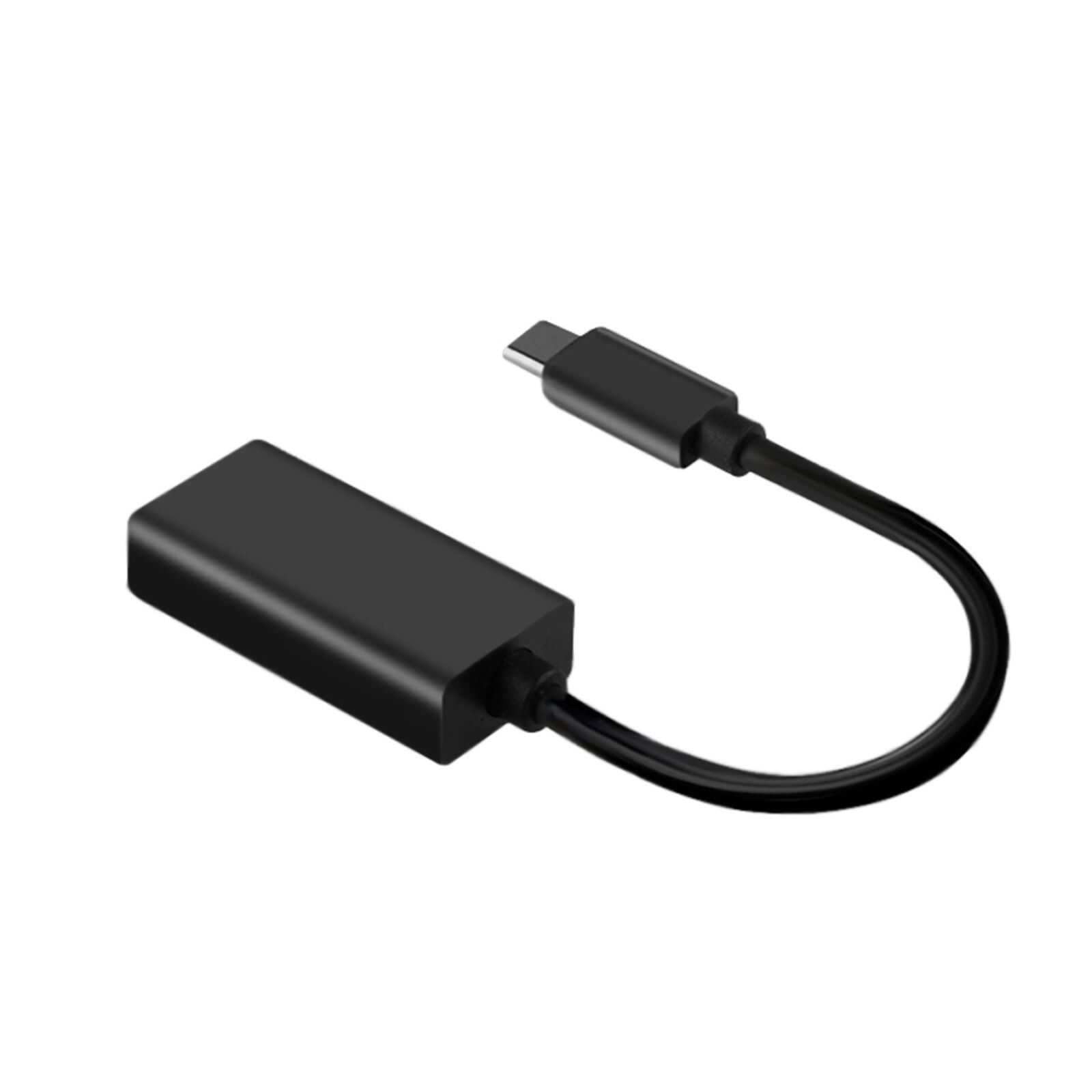 Usb-c til mini display port adapter usb 3.1 type c (thunderbolt 3)  til thunderbolt 2 adapter til macbook pro 4 k 60hz dp convert: Sort
