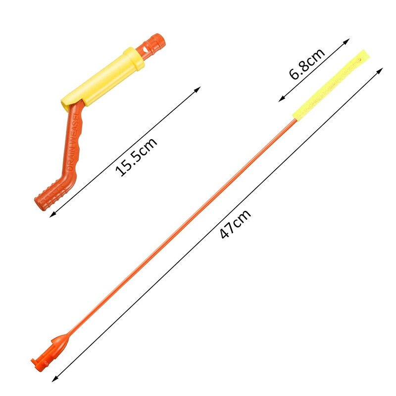 12 Pieces Drain Sink Snake Drain Clog Remover Hair Drain Relief Auger Cleaning Tool Drain Clog Remover Kit