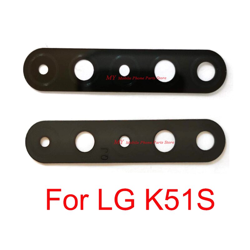 Without Sticker For LG K51S Rear Camera Glass Lens For LG K51S Big Back Main Camera Lens Glass Cover Replacement Spare Parts