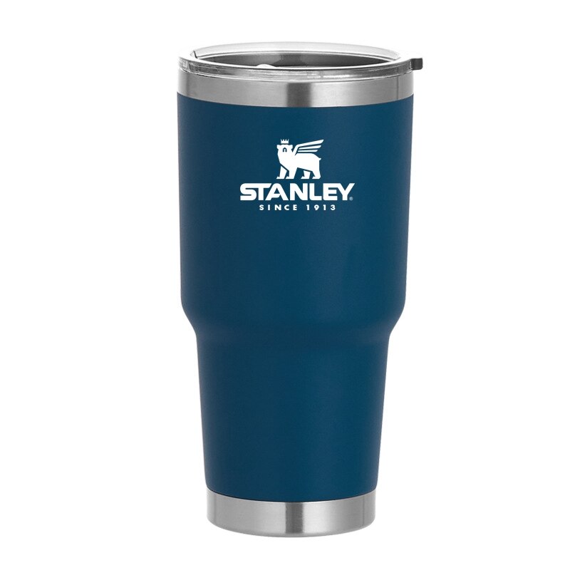 30oz copos de aço inoxidável copo stanley termos parede dupla vácuo copo manter vasos frios viagem copo garrafa água garrafa térmica: B18