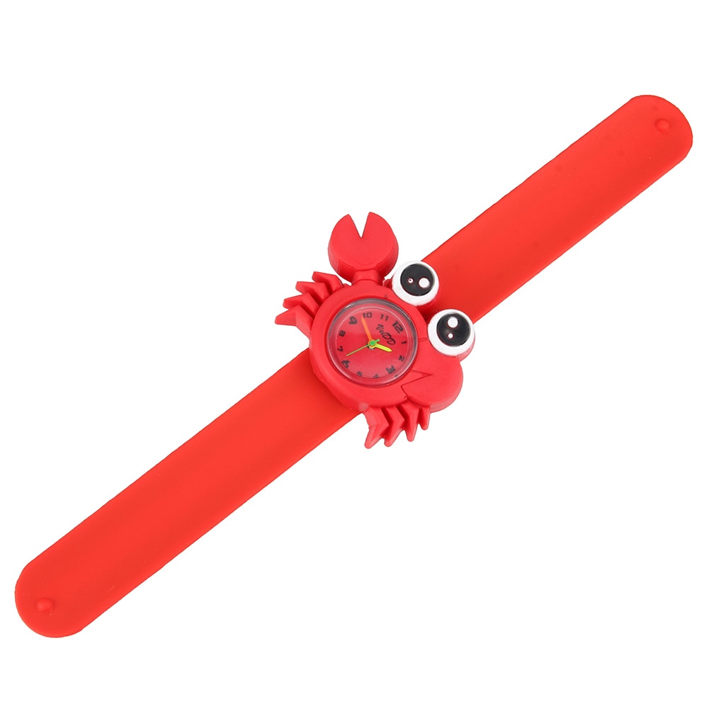 Leuke Animal Cartoon Siliconen Band Armband Polsbandje Horloge Voor Baby 'S Kids NIN668