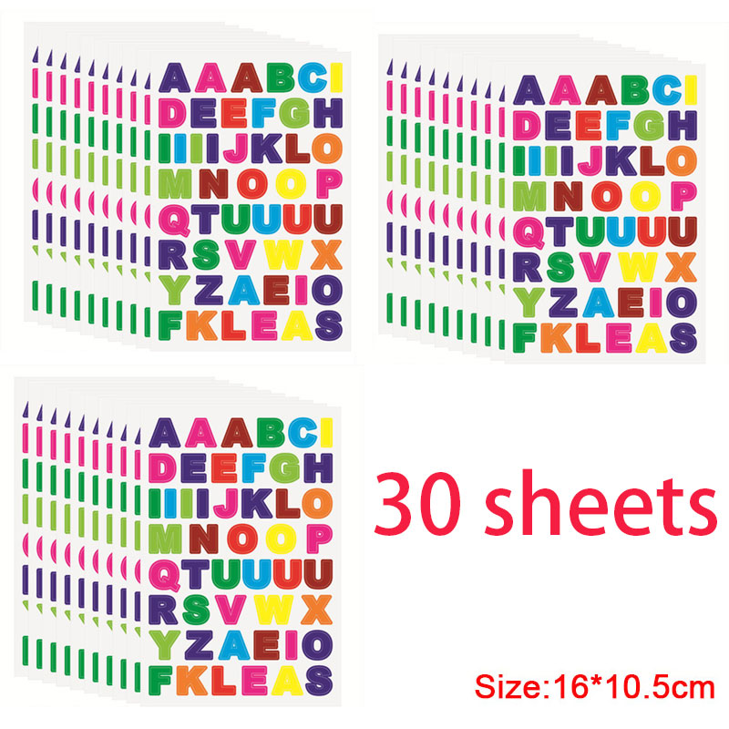 30/60 hojas de pegatinas de recompensa para niños, tabla de comportamiento de puntos y estrellas coloridas, pegatina para álbum de recortes, suministros para estudiantes y profesores: Multicolor