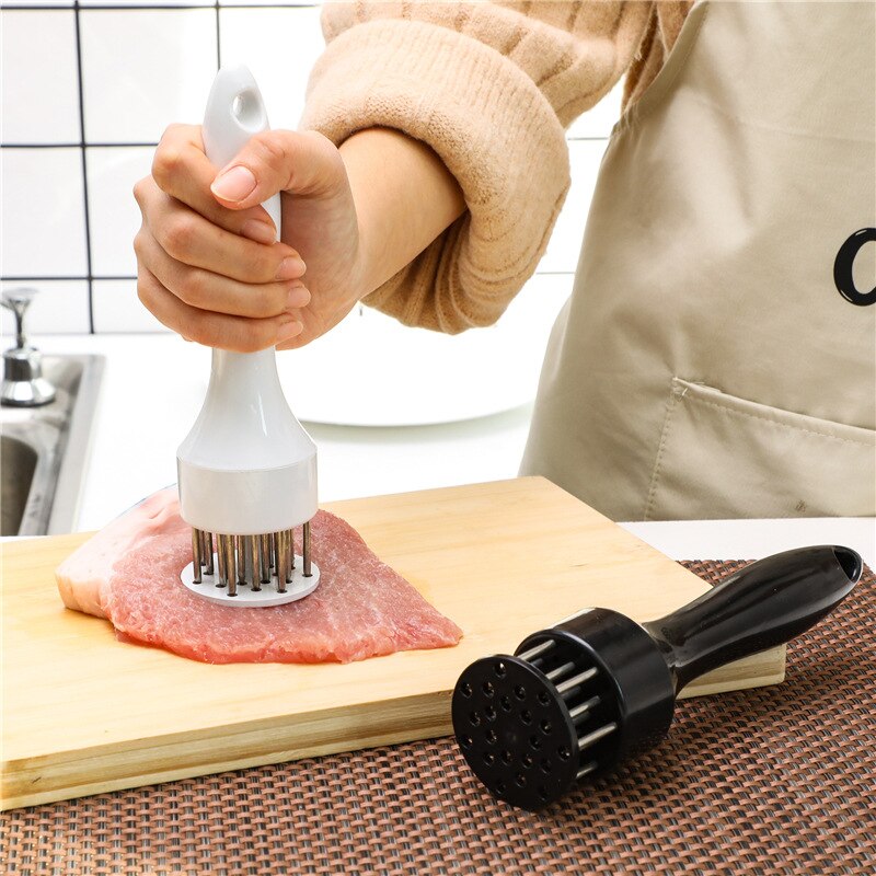 Stainless Steel Tenderizer Kitchen Meat Tenderizing Needle Steak Steak Tenderizers Pork Chop Hammer Tool