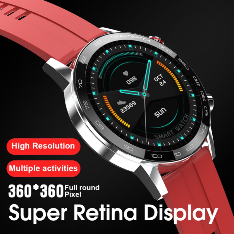 Nuovo Microwear L16 Astuto Della Vigilanza Degli Uomini di IP68 Impermeabile SmartWatch 360*360 ECG Pressione Sanguigna Frequenza Cardiaca di Sport Fitness Smartwatch
