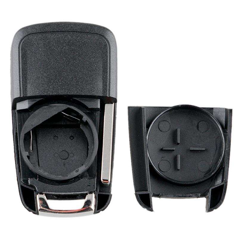 Funda de repuesto para mando a distancia de coche, carcasa plegable con 2 botones, para Opel, Vauxhall, Astra, Insignia, Vectra, Corsa, Zafira