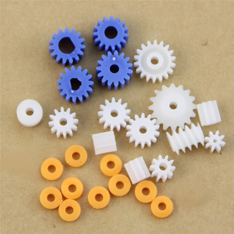 16 Soorten As Tandwielen Spindel Tandwielen Gear-B 2 MM 2.3 MM 3 MM 3.17 MM 4 MM Worm Plastic M4YD
