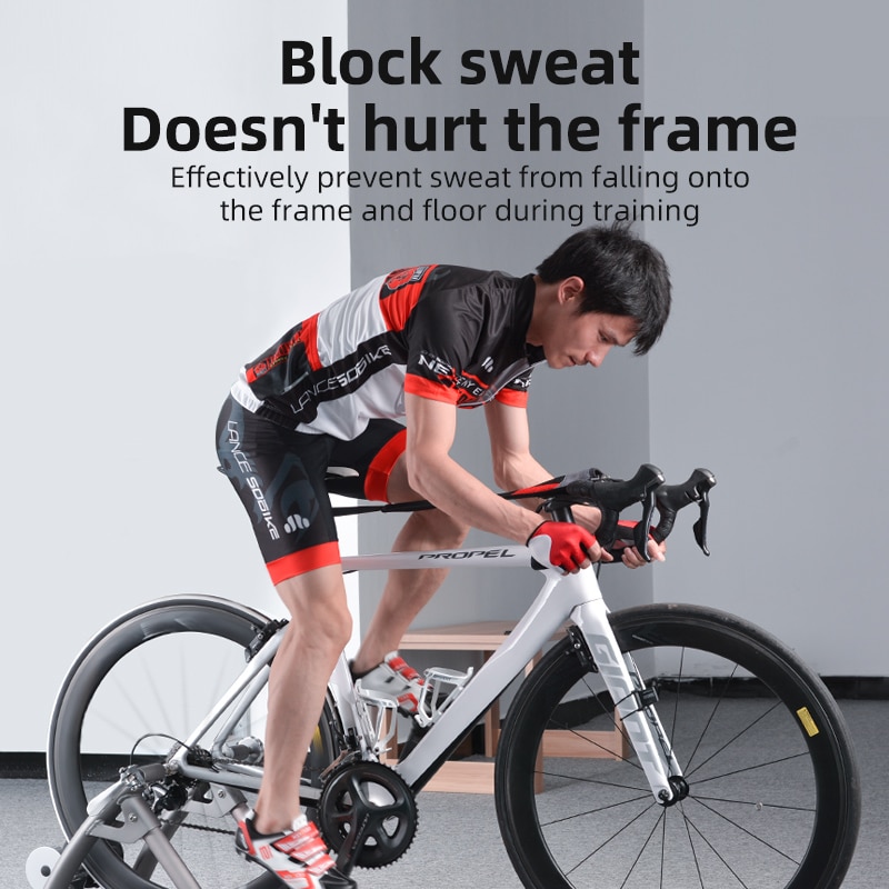 ROCKBROS Bicycle Bike Sweatband Bike Sweat-proof Training Tape Cycling Trainer Sweat Net Frame Protection Bicycle Accessories