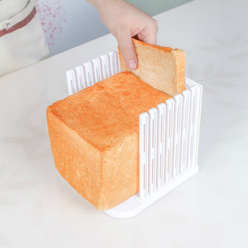 Hvitt brød skål skiver avtakbar diy brød skiver husholdnings bærbar brød skiver kjøkken baking matlaging tilbehør