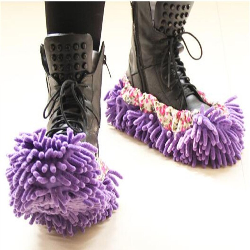 1pcs Cleaning Foot Cleaner Shoe Mop Slipper Floor Dusting Cover Convenient Practical Home accessories Cleaning Tools