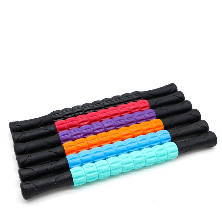 9 Spiky Yoga Massage Stok Punt Stok Pilates Spier Fysiotherapie Verlichten Massage Tool Fitnessapparatuur Yoga Roller