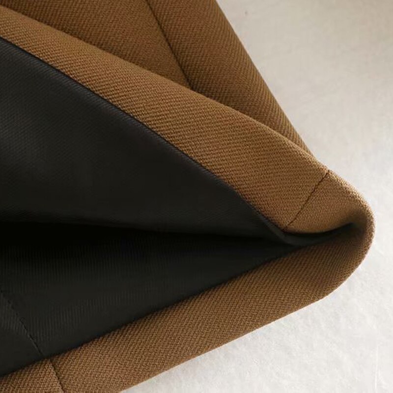Traje de pantalón doble botonadura para mujer, chaqueta con muescas y pantalón, conjunto de dos piezas para mujer, ropa de oficina otoño , trajes para mujer