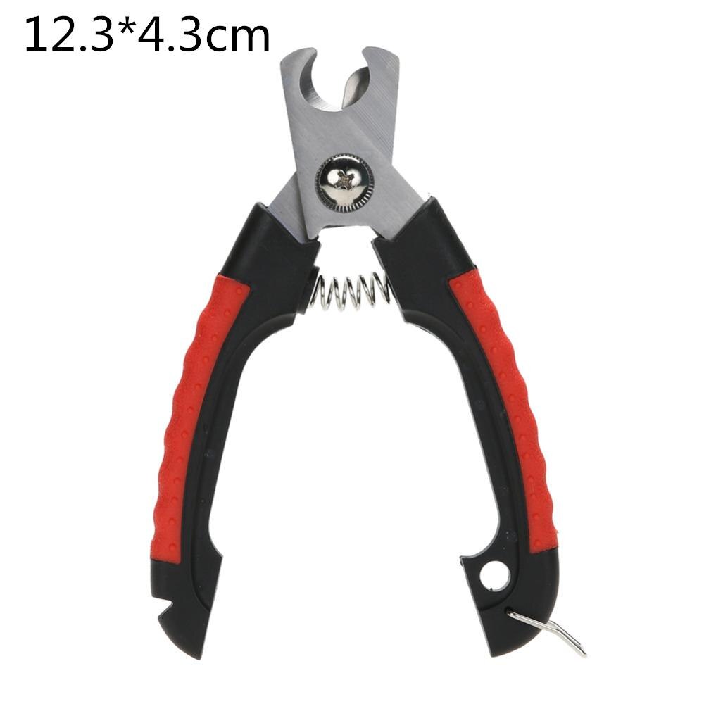 Hond Nagelknipper Grooming Schaar Professionele Rvs Nail Clipper Animal Nail Schaar Nail Cutters Met Slot: Default Title