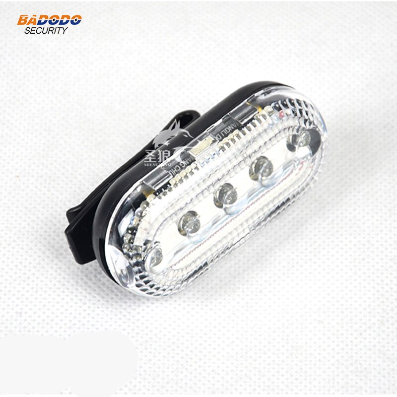 LED parpadeante hombro luz señal de advertencia para tráfico lámpara patrulla luz de advertencia de emergencia SOS luz hombro clip exhibicionista de alarma: Azul