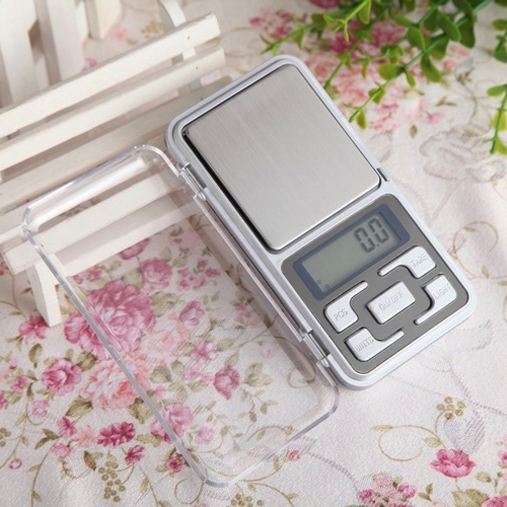 Electronic Jewelry Scale Pocket Scale Precision LCD Display Gold Diamond Herb Balance Gram Weight Scale Kitchen Electronic Scale