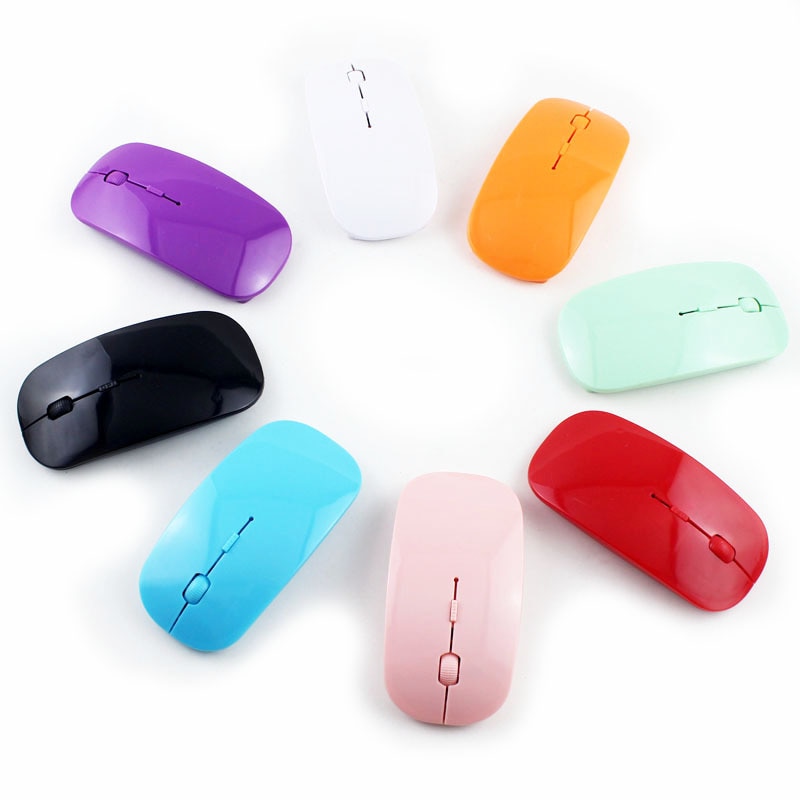 ANMONE Wireless Computer Mouse 2.4G Receiver 1600 DPI USB Optical Super Slim Mouse For Macbook PC Laptop Desktop Cordless Mice