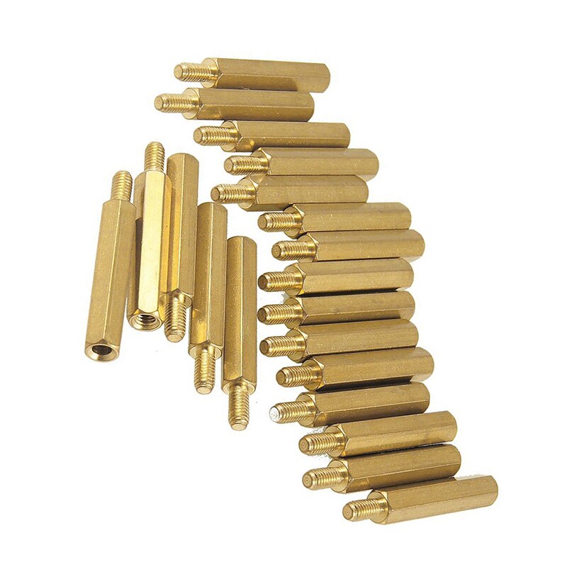 20 pieces M3 Male x M3 Female Thread PCB Stand-off Spacer 30 mm length