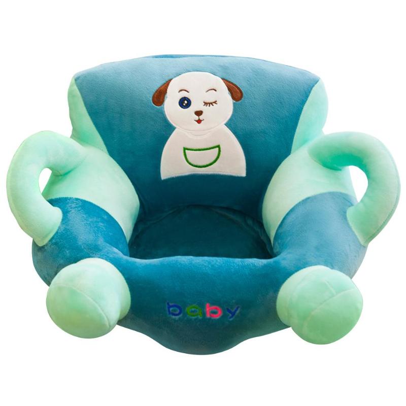 Børn sidder læring stolebetræk uden fyld tegneserie anti-fald behagelig børn læring sæde hud baby blødt sofa betræk: -en