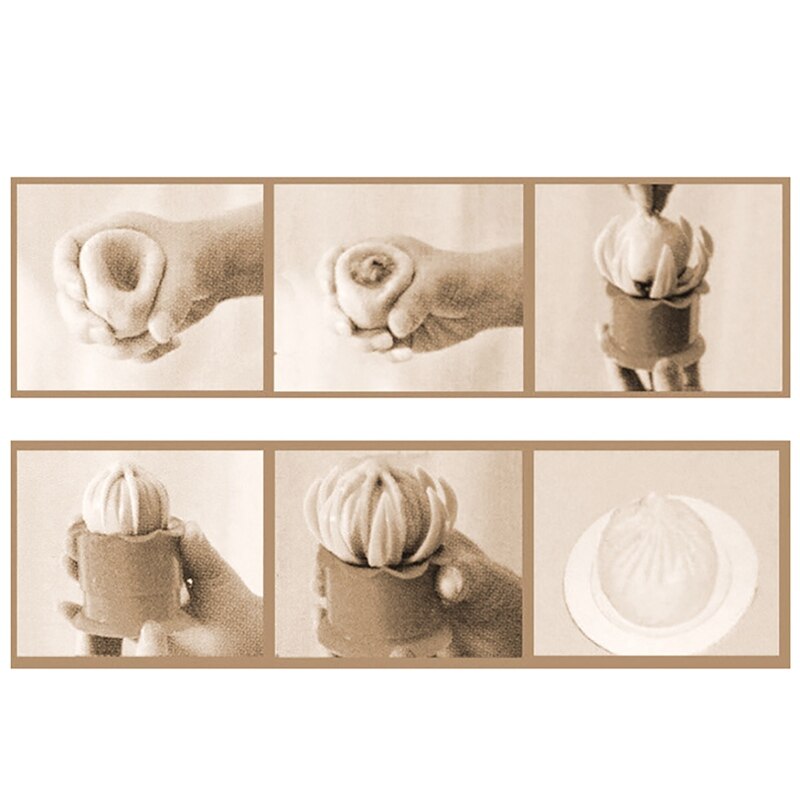 1Pcs DIY Pastry Pie Dumpling Maker Chinese Baozi Mold Baking & Pastry Tool Steamed Stuffed Bun Making Molds