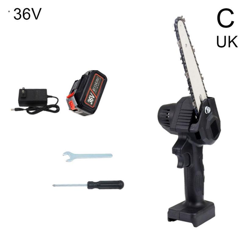 Hand-held Pruning Saw Rechargeable Small 6-inch Mini Electric Woodworking Logging Garden Electric One-hand Saw Saw Chai D7D6: C