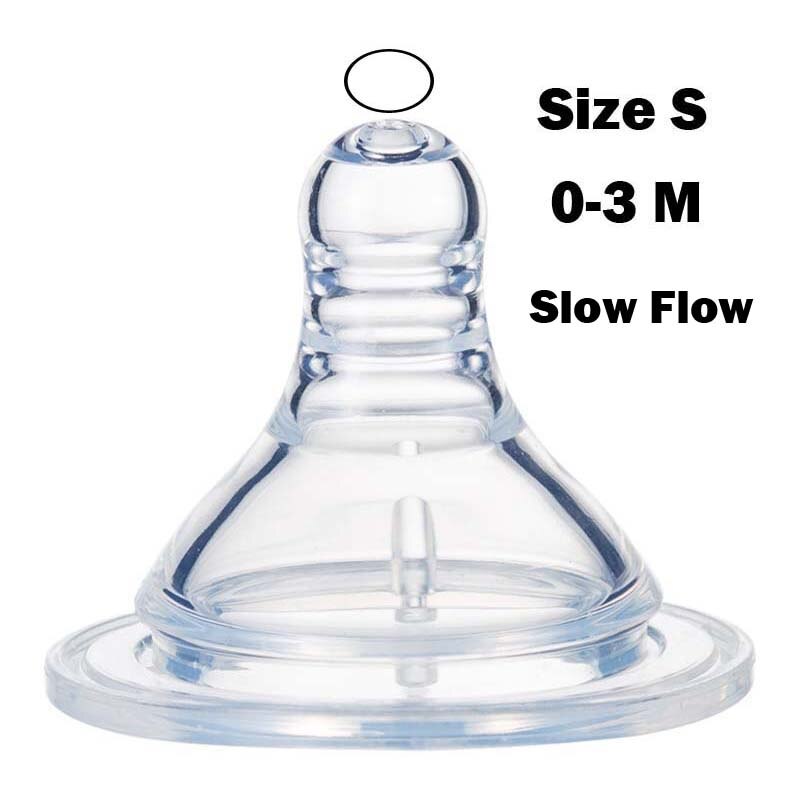 Silicone Pacifier Baby Feeding Bottle Baby Water Bottle Wide Caliber Duckbill Cup Milk High Temperature Resistant PPSU Bottle: Wide Nipple S