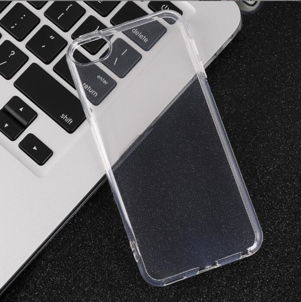 Zachte 7 transparante tpu-telefoonhoes voor apple ipod touch 5 6 siliconen hoesje met gehard glazen schermbeschermer voor ipod touch 6th 5th