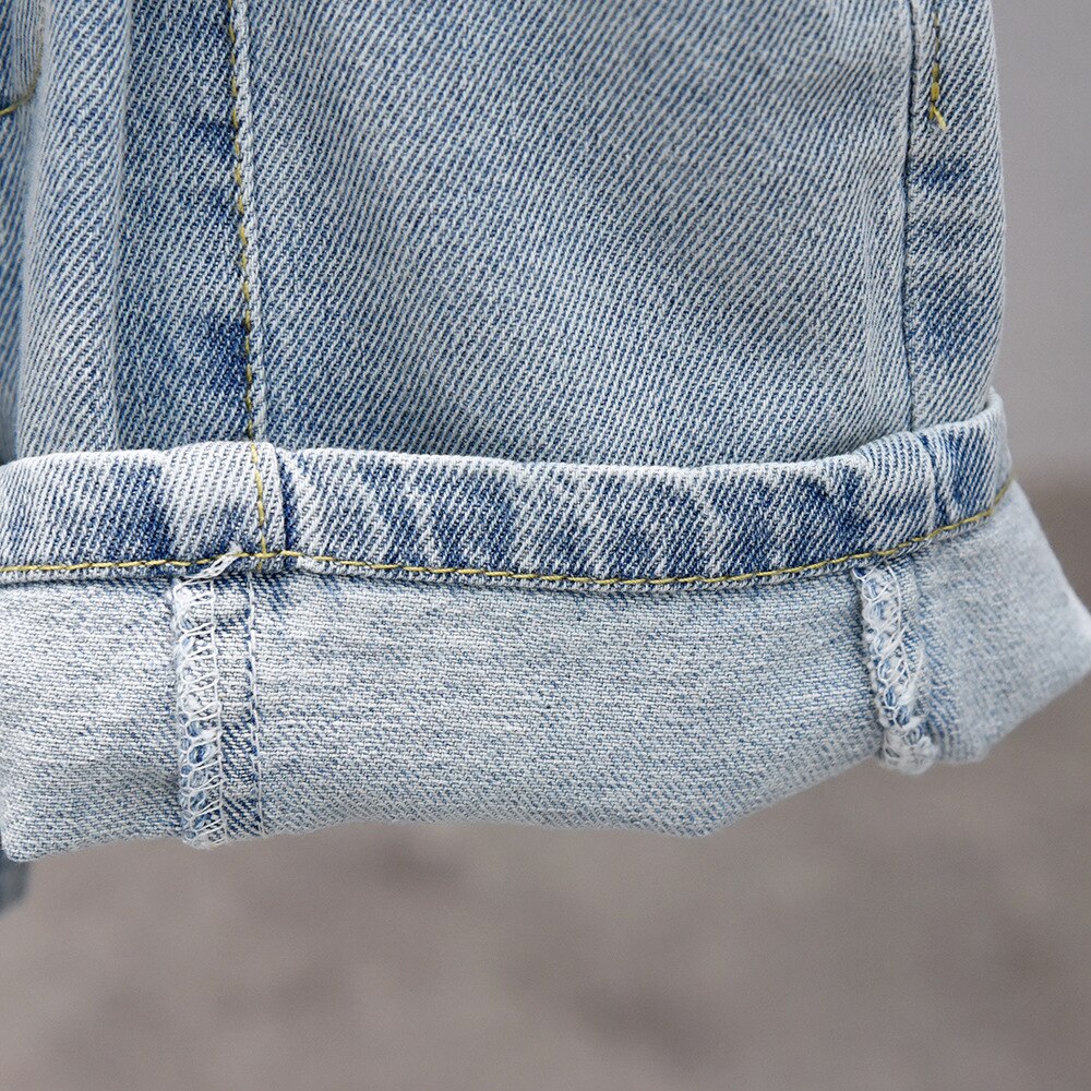 Sommer børn shorts denim jean bomuldsshorts til drenge piger mærke shorts småbørn børn korte sportsbukser babytøj 2-7y