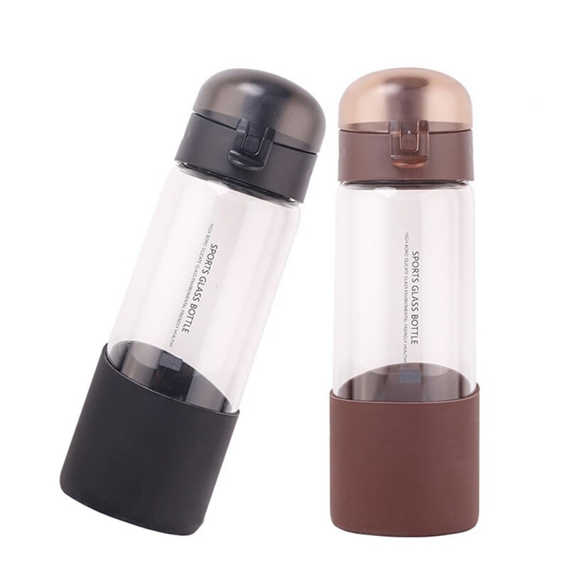 550ml glas vandflaske med infuser høj kapacitet te drikke kedel tumbler bærbar sport rejse protein shaker drinkware