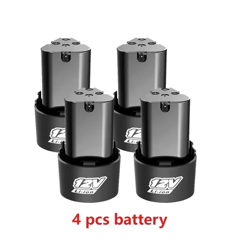 Nuevas baterías recargables de iones de litio de 12 V adecuadas para taladro eléctrico, destornilladores eléctricos, amoladoras angulares, etc. Herramienta eléctrica: Azul