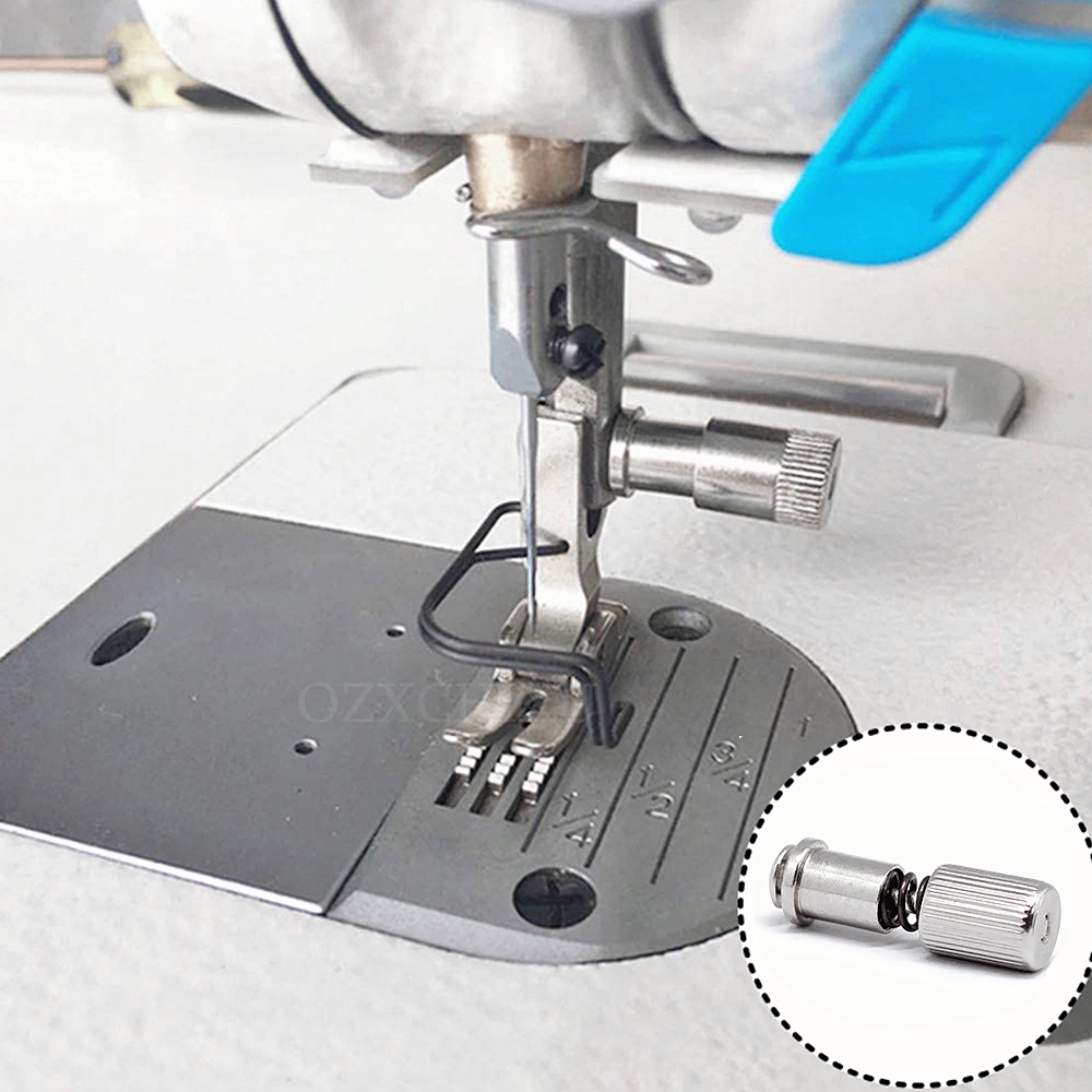 Prensatelas Universal, tornillo de cambio fácil y rápido, dispositivo auxiliar de pies superiores para herramientas de accesorios para máquinas de coser industriales