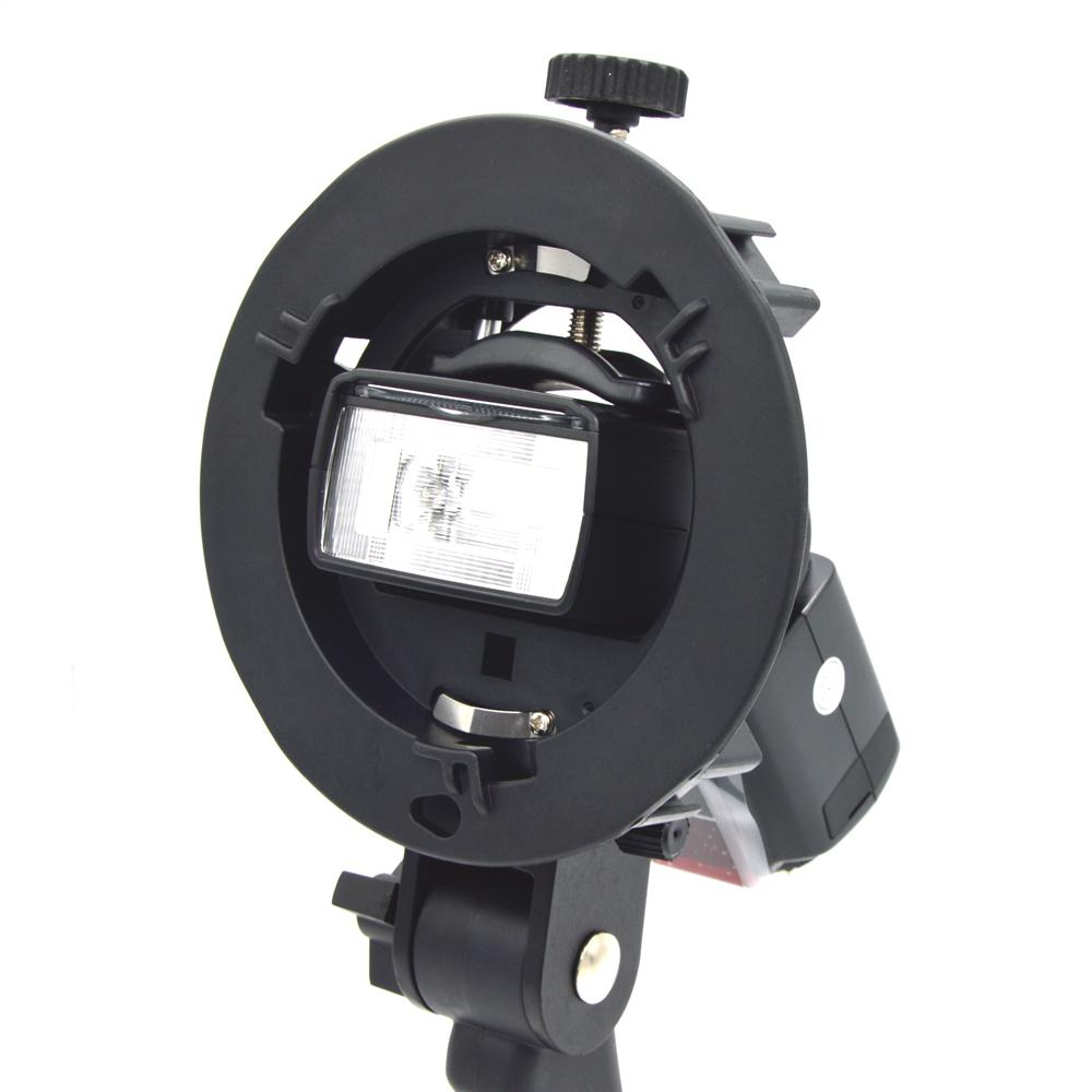 BEESCLOVER Bracket S-Type Speedlite Bracket Pro Mount Adapter Holder for Speedlite Snoot Flash Softbox Hand grip r60