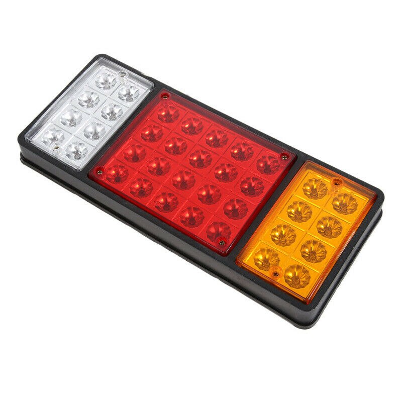 Rectangle Tail Light Removable For Caravan Car Trailer 36 LED Waterproof