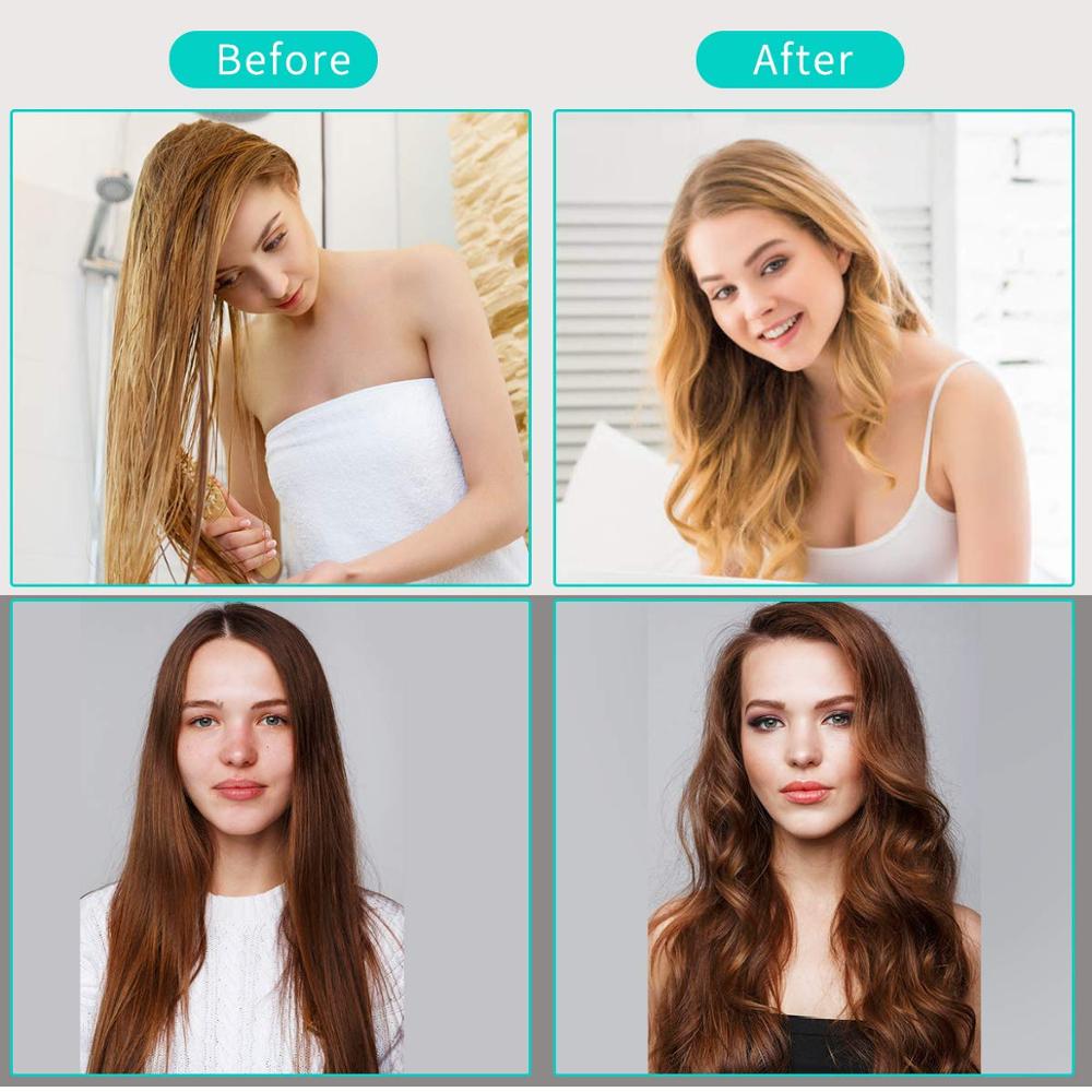 One Step Hair Dryer & Volumizer Roller Negative Ion Curls & Straighting Air Brush Dryer Salon Hair Straightener Comb