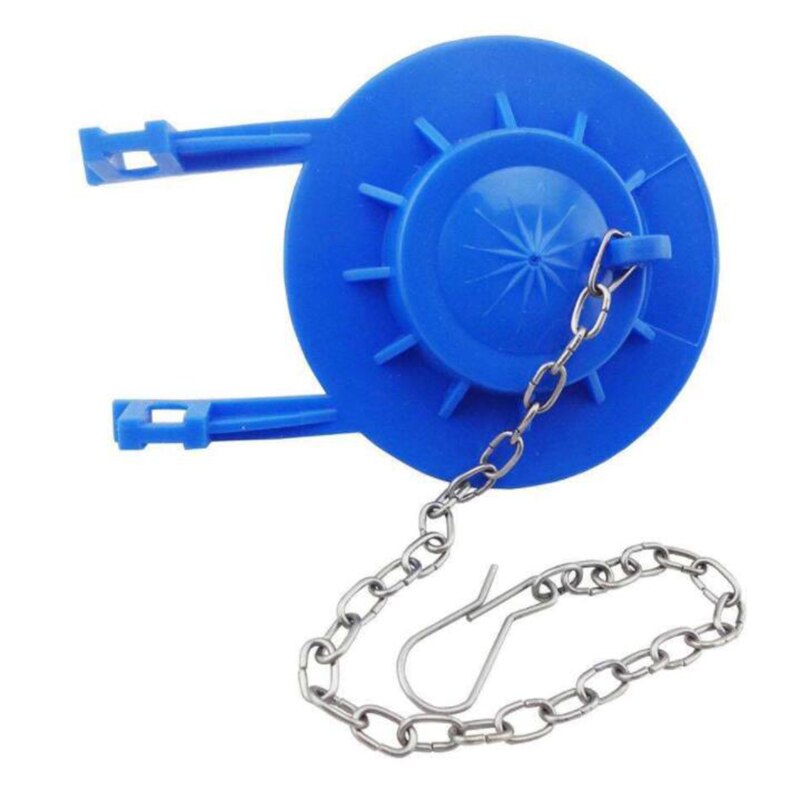 Rubber Drain Flush Valves Toilet Tank Fittings Toilet Seal Water Stop Valve Cover Bathroom Flush Repair Kit: BLUE
