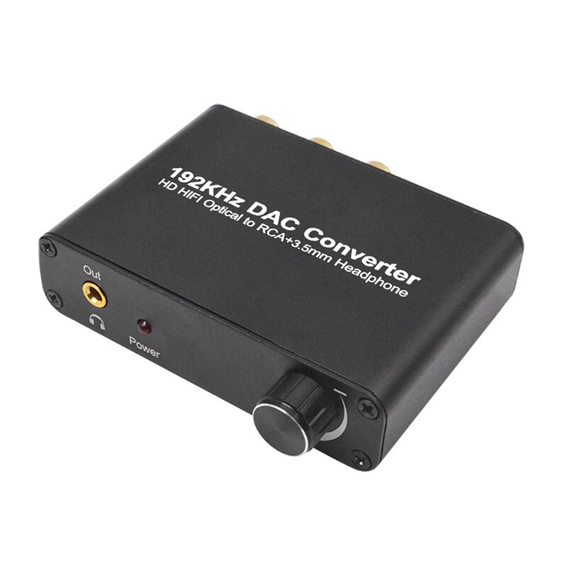 Convertidor de Audio Digital a analógico, Canal Coaxial Dolby Ac-3/Dts, compatible con Lpcm/Pcm/Raw, entrada 2,0, salida de Audio para el hogar