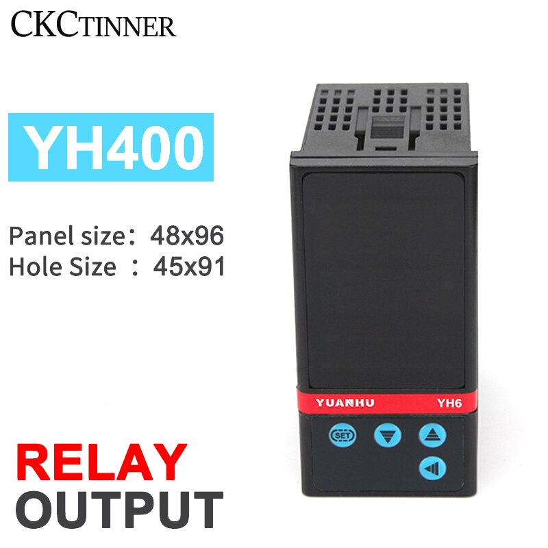 Digital PID Intelligent Temperature Controller YH100/400/700/900 SSR/Relay Output Thermostat Thermometer Thermoregulator 220V: YH400MAN