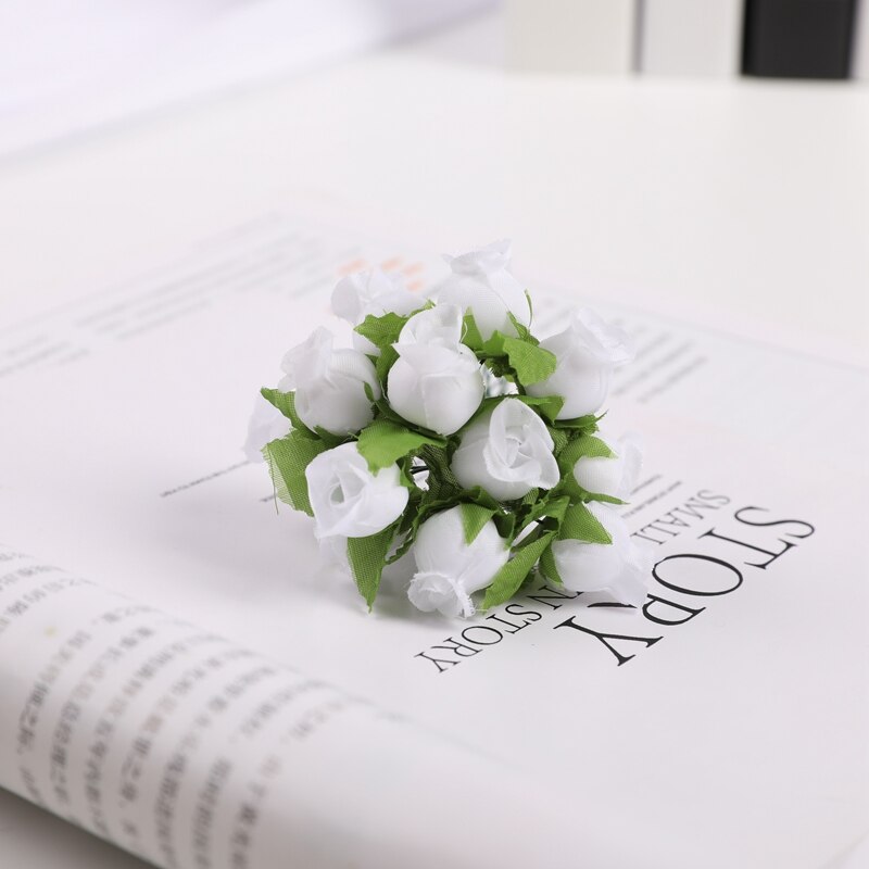Bouquet de grenade artificielle 12 pièces, décoration de mariage, décorations de noël pour la maison, guirlande Mini fleurs décoratives: 9